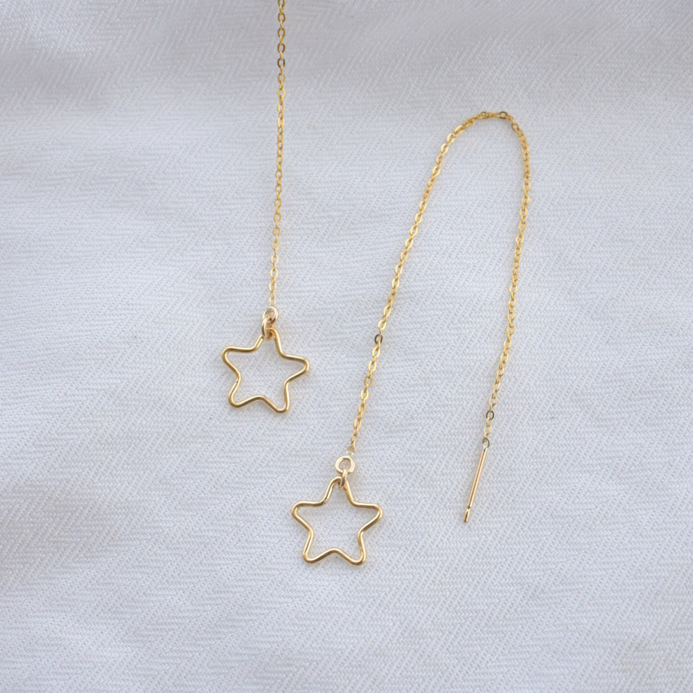 
                  
                    Star Threader Earrings
                  
                