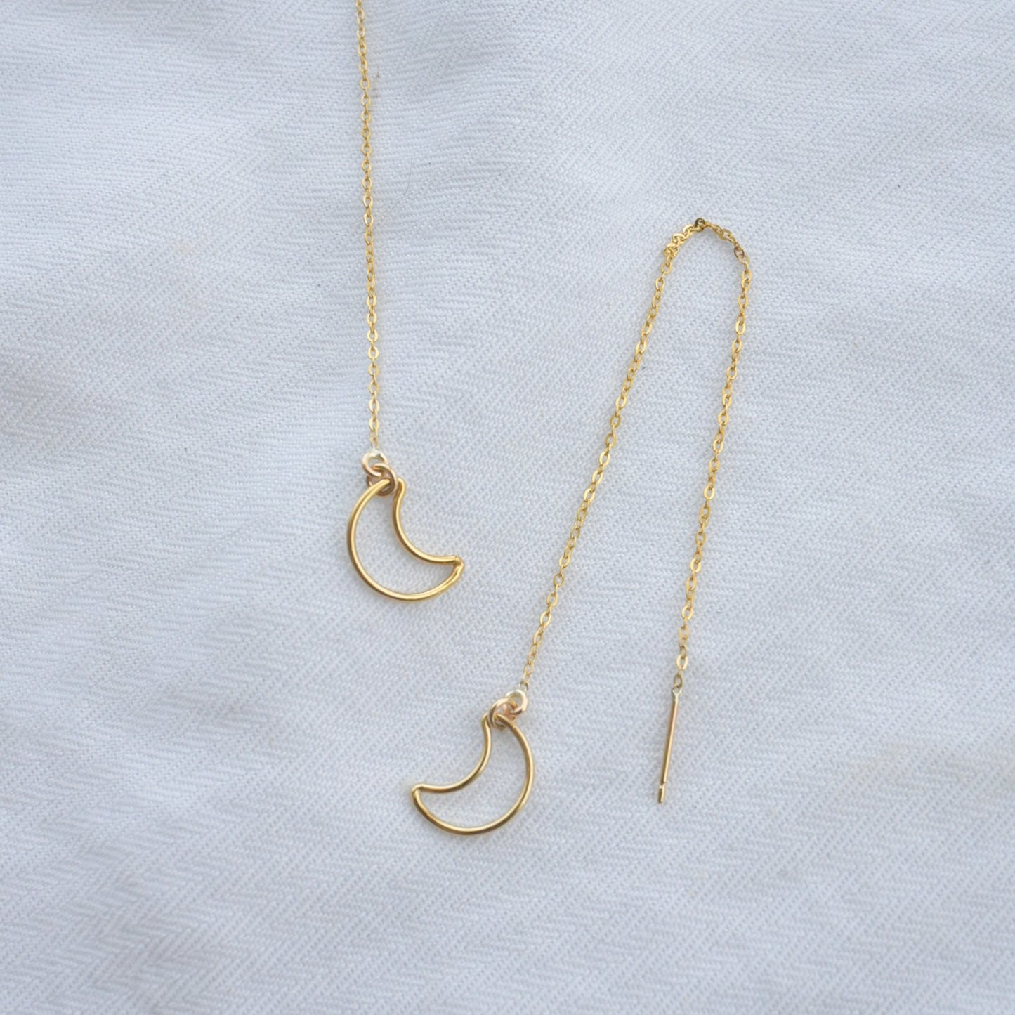 
                  
                    Moon Threader Earrings
                  
                