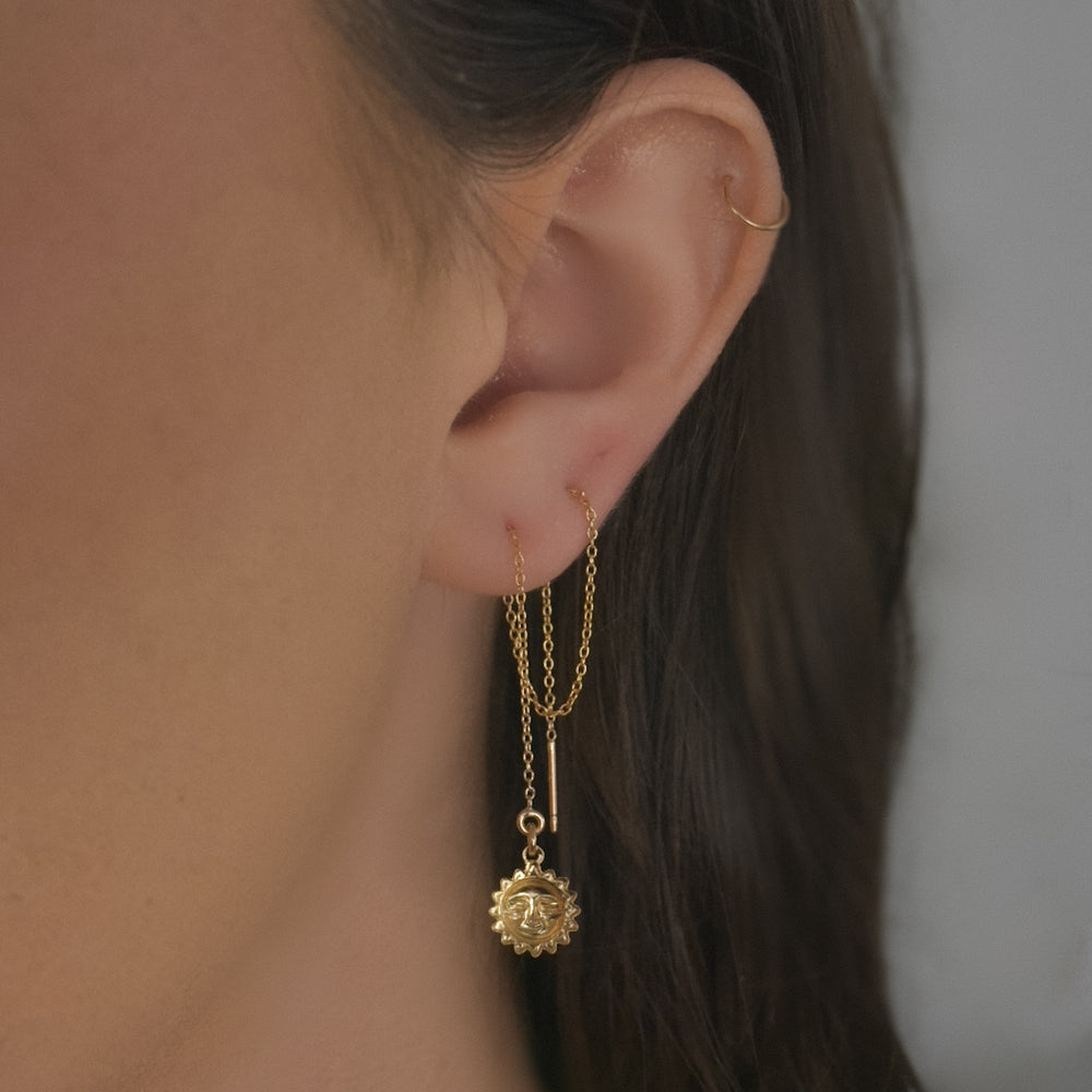 
                  
                    Soleil Threader Earrings
                  
                