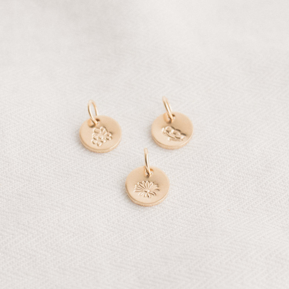 Birth Flower Charm