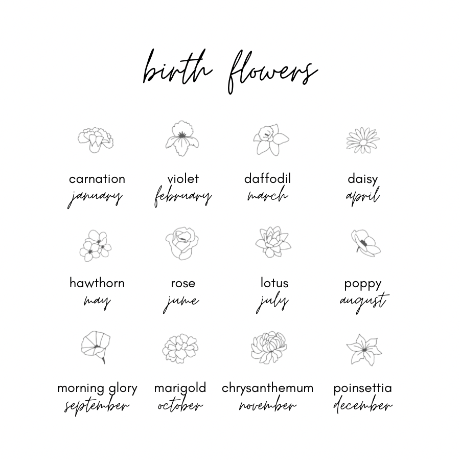 
                  
                    Birth Flower Necklace
                  
                