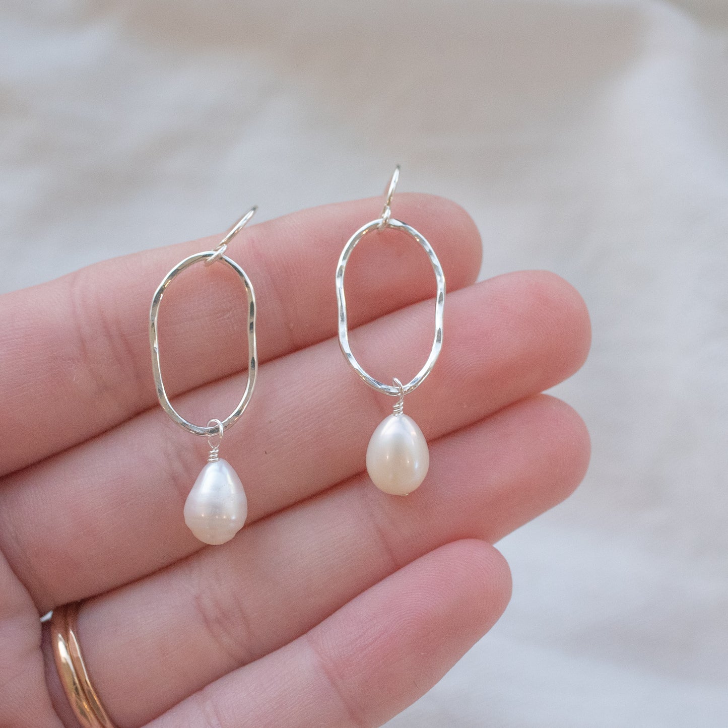 
                  
                    Organic Pearl Earrings
                  
                