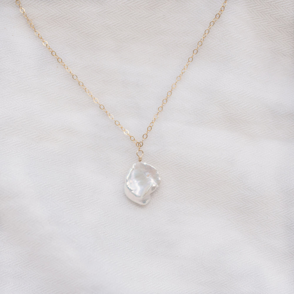 
                  
                    Keshi Pearl Pendant Necklace
                  
                