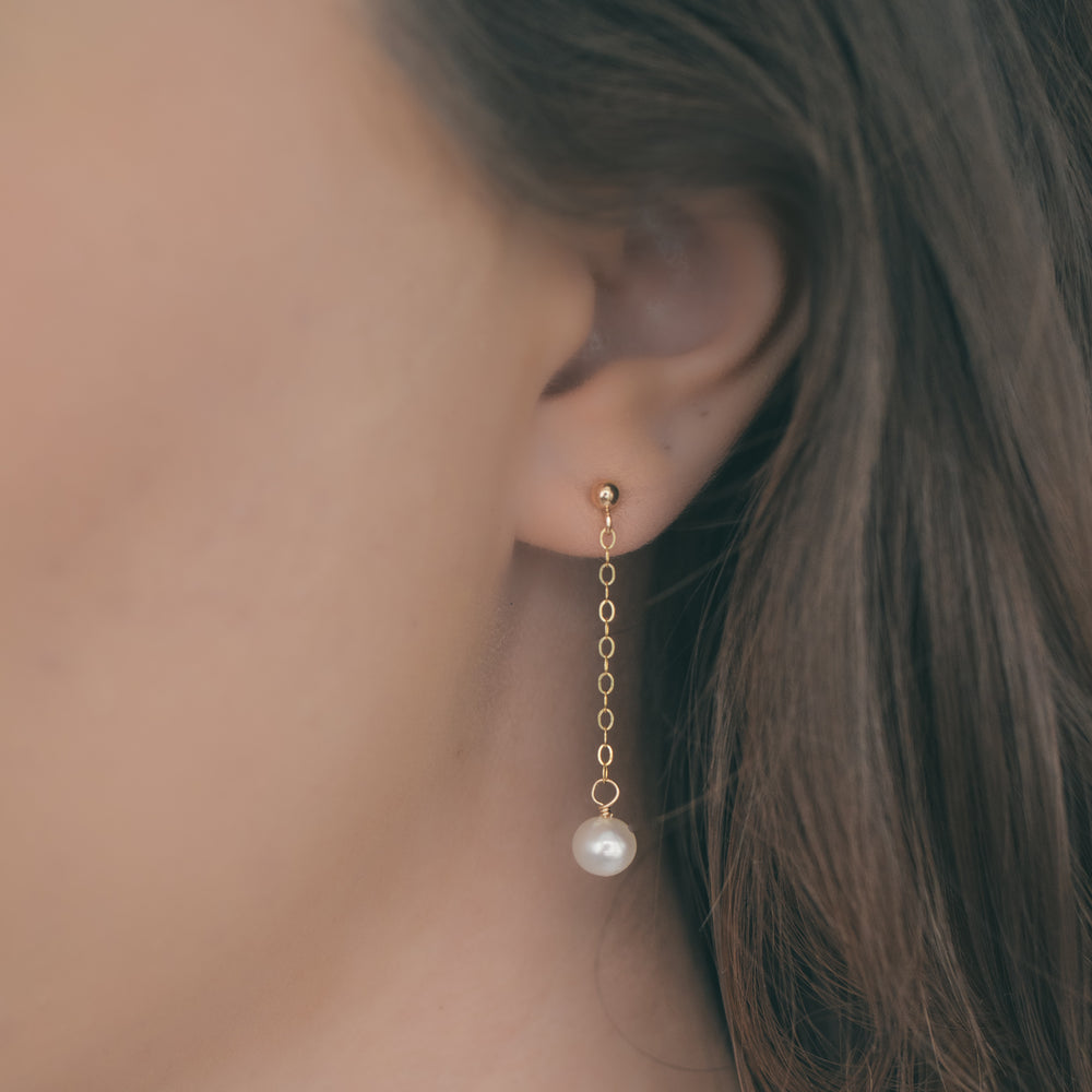 Pearl Drop Studs