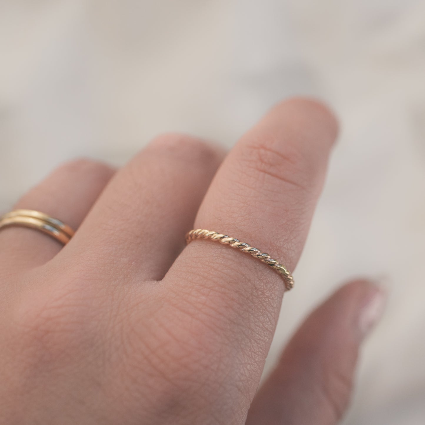 Braided on sale rope ring