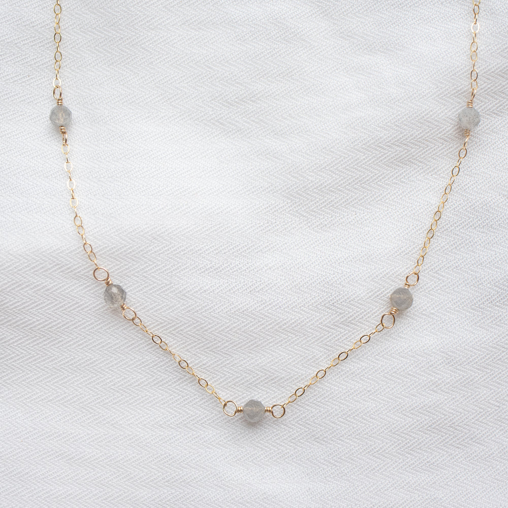 
                  
                    Labradorite Satellite Necklace
                  
                