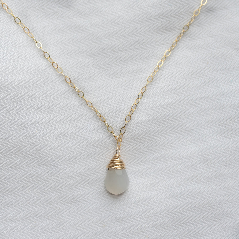 
                  
                    Moonstone Back Necklace
                  
                