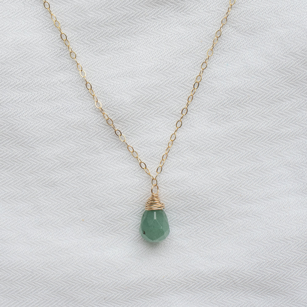 Aventurine Pendant Necklace