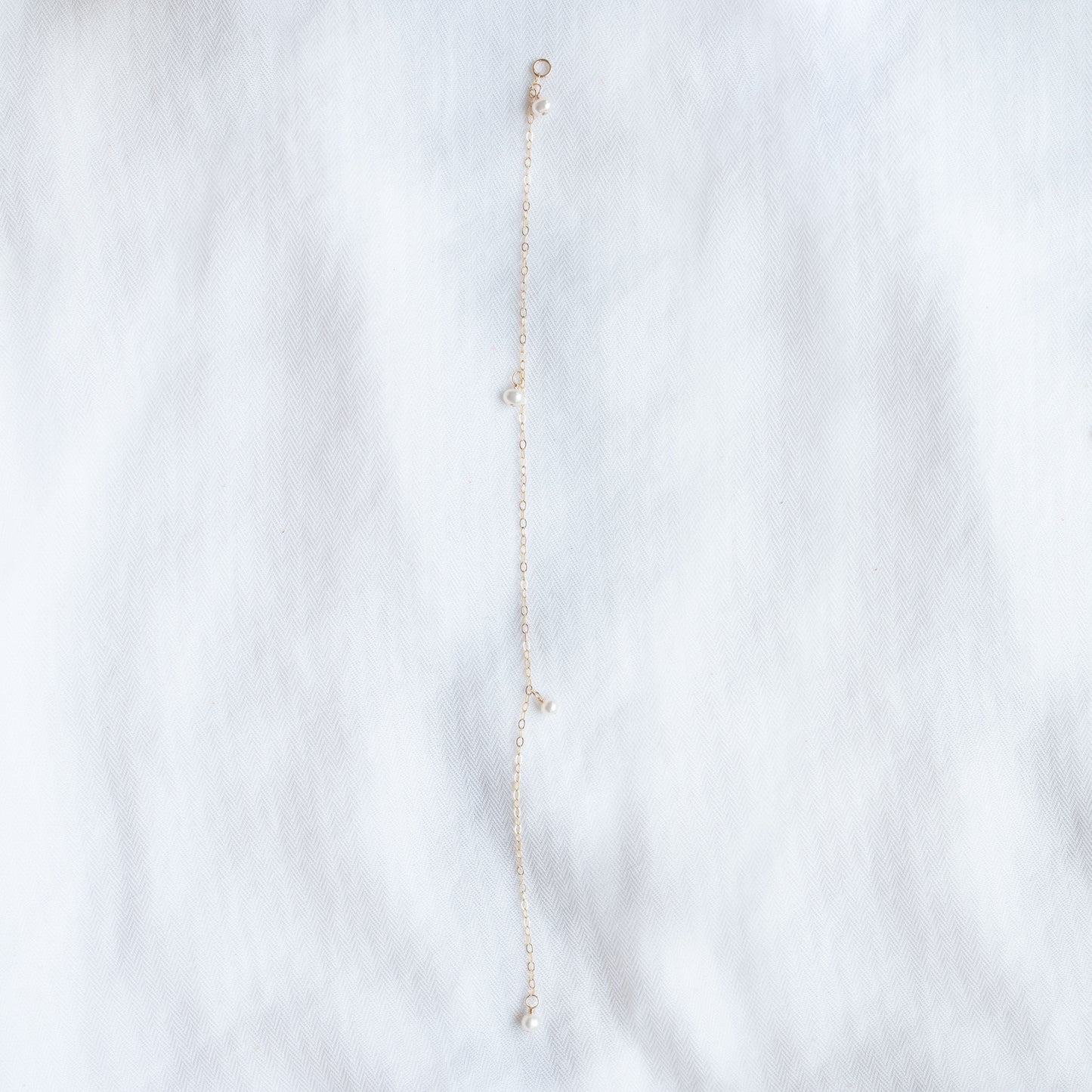 
                  
                    Pearl Droplet Back Necklace
                  
                