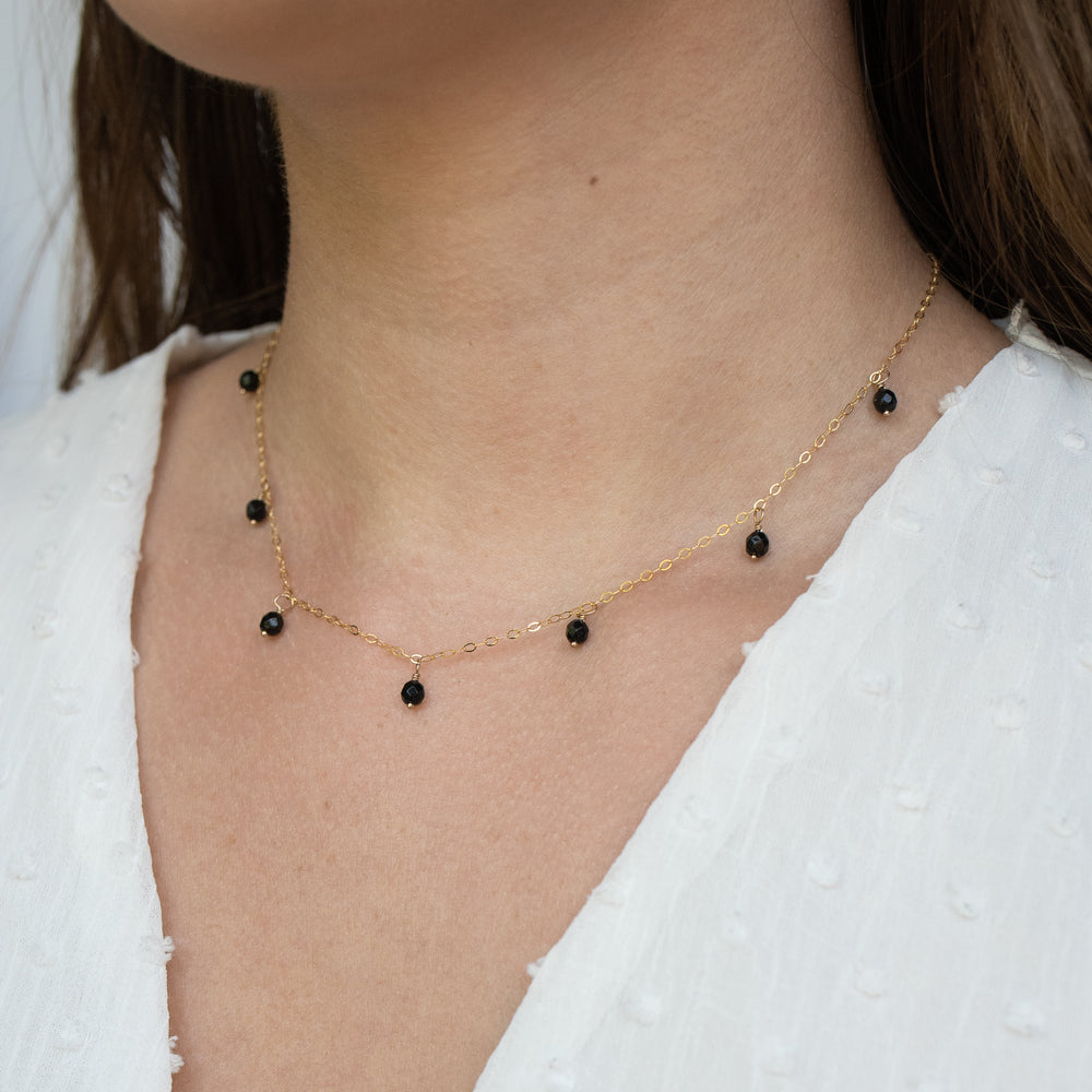 
                  
                    Onyx Droplet Necklace
                  
                