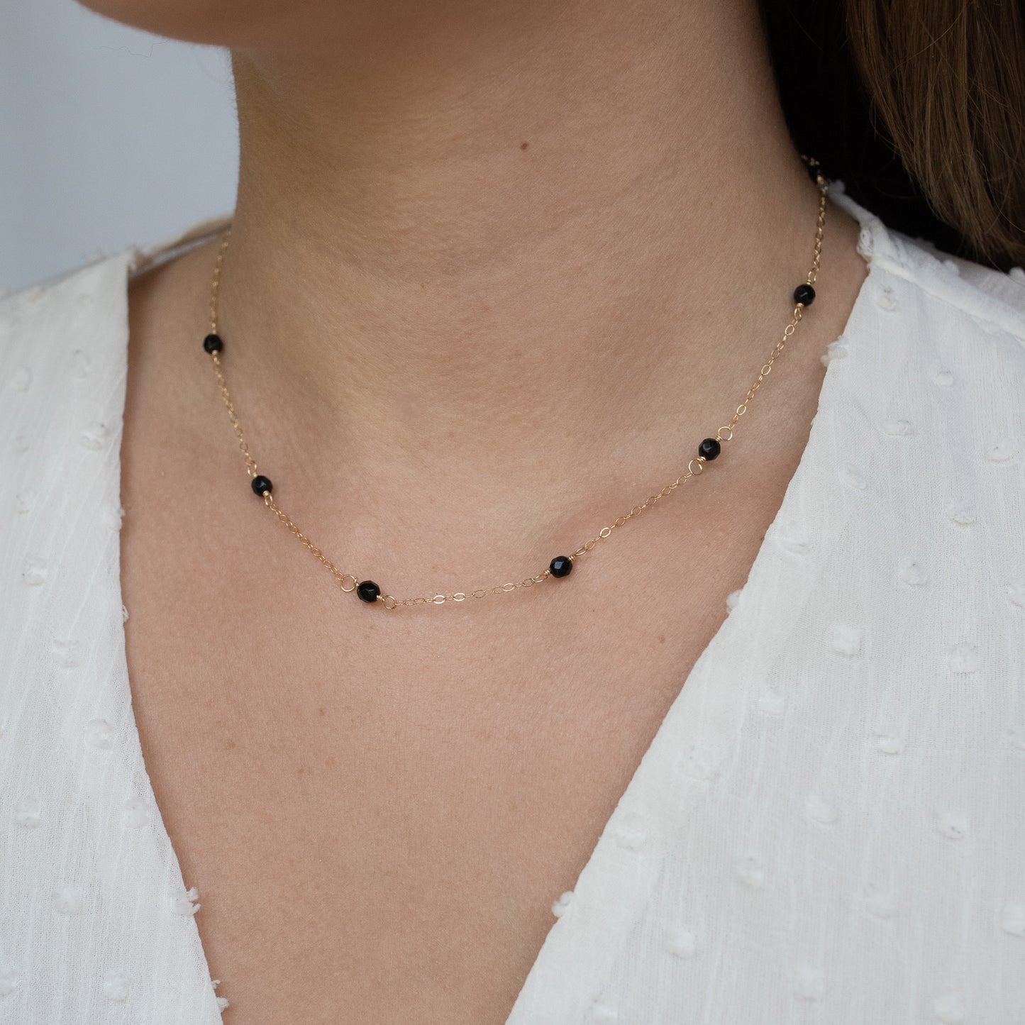 
                  
                    Onyx Satellite Necklace
                  
                