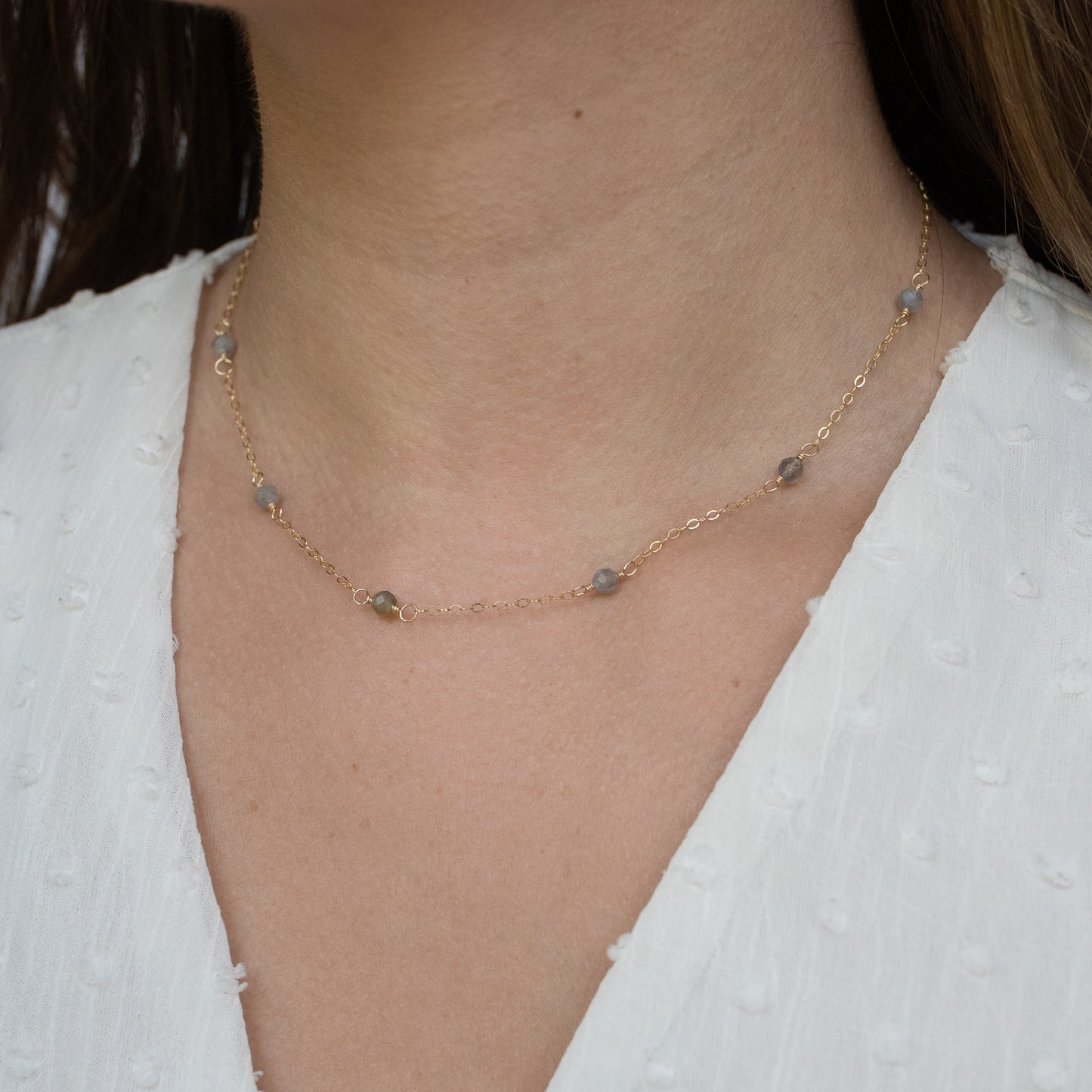 
                  
                    Labradorite Satellite Necklace
                  
                