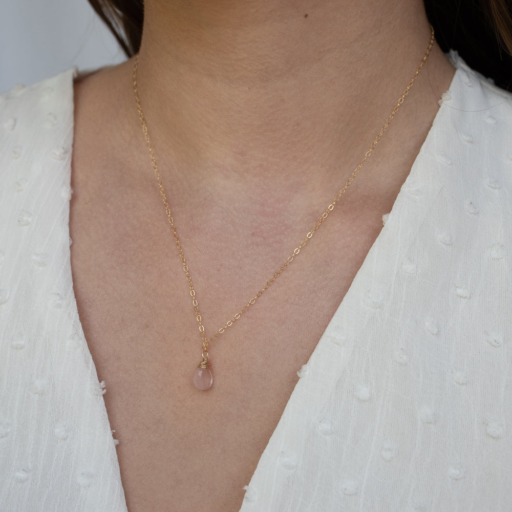 
                  
                    Rose Quartz Pendant Necklace
                  
                