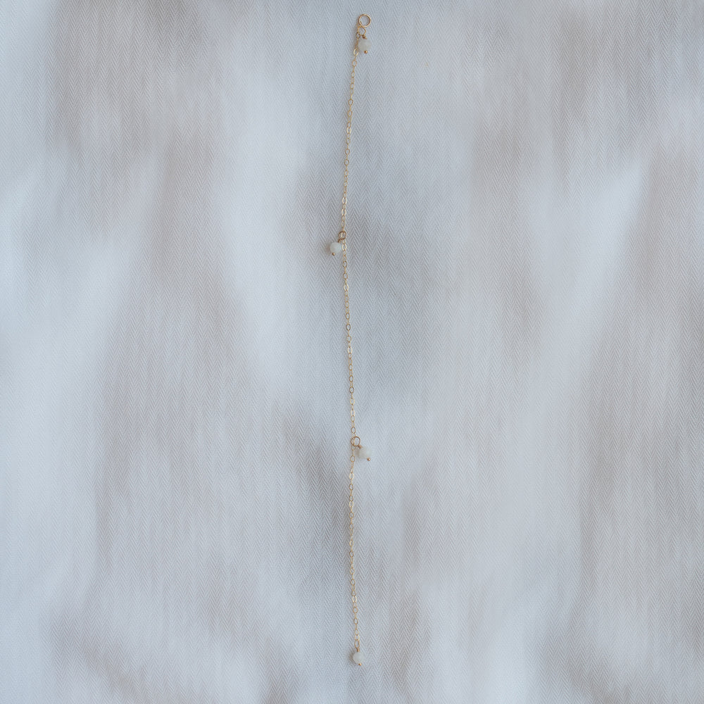 
                  
                    Moonstone Droplet Back Necklace
                  
                