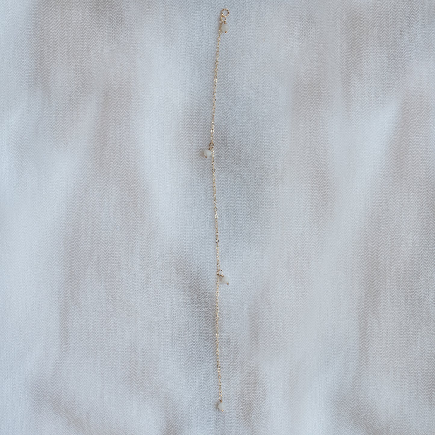 
                  
                    Moonstone Droplet Back Necklace
                  
                