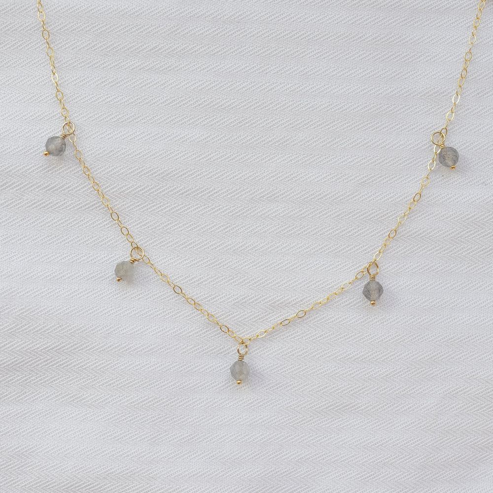 
                  
                    Labradorite Droplet Necklace
                  
                