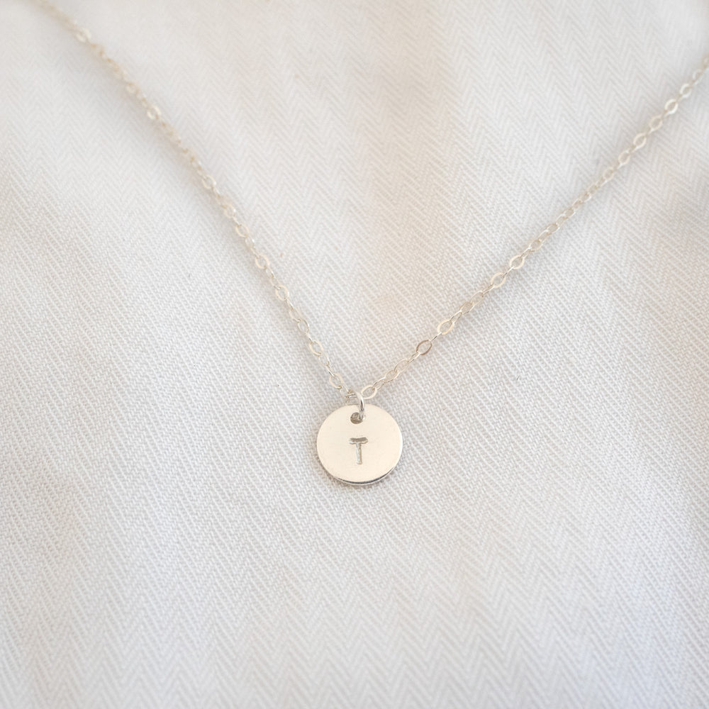 
                  
                    Initial Disc Necklace
                  
                