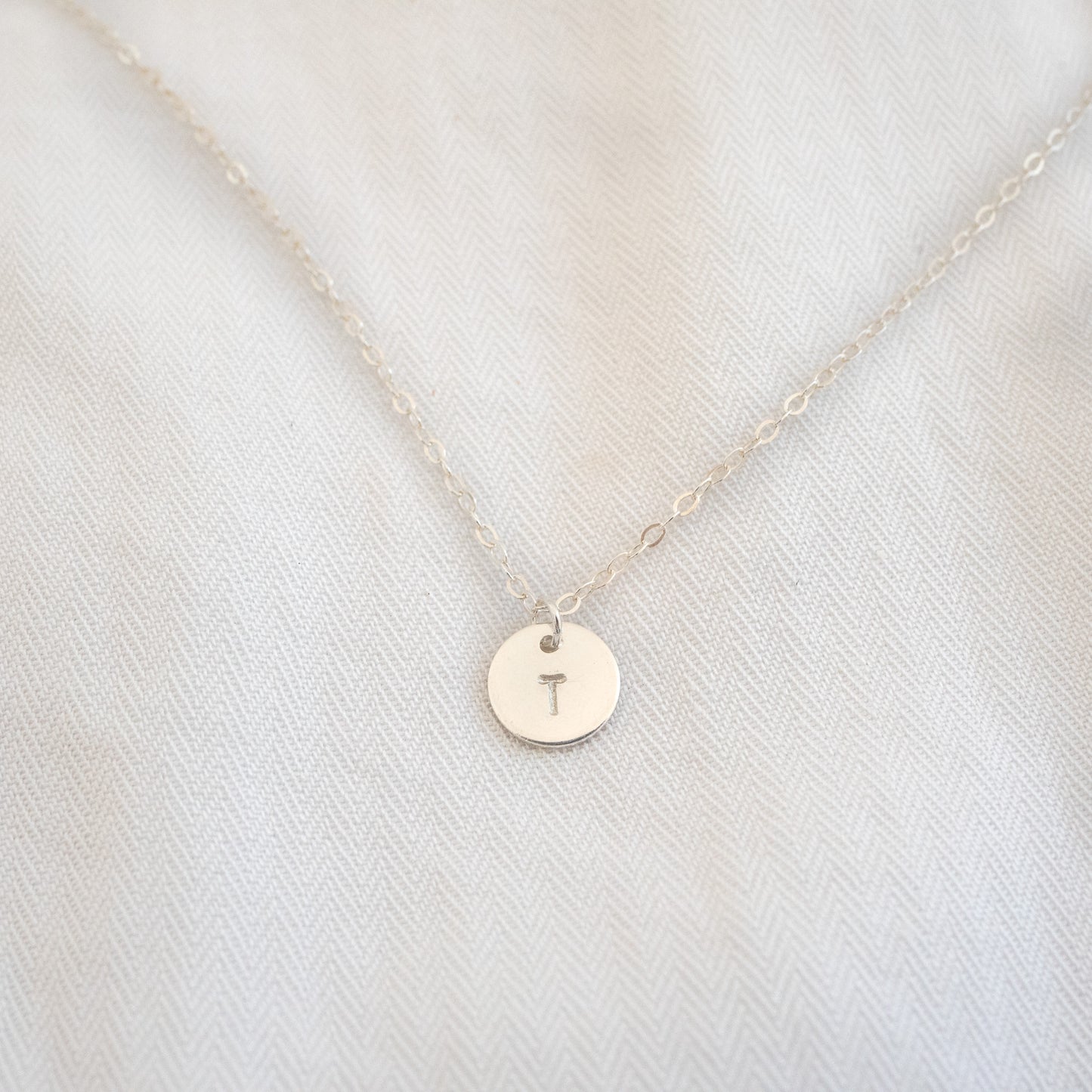 
                  
                    Initial Disc Necklace
                  
                