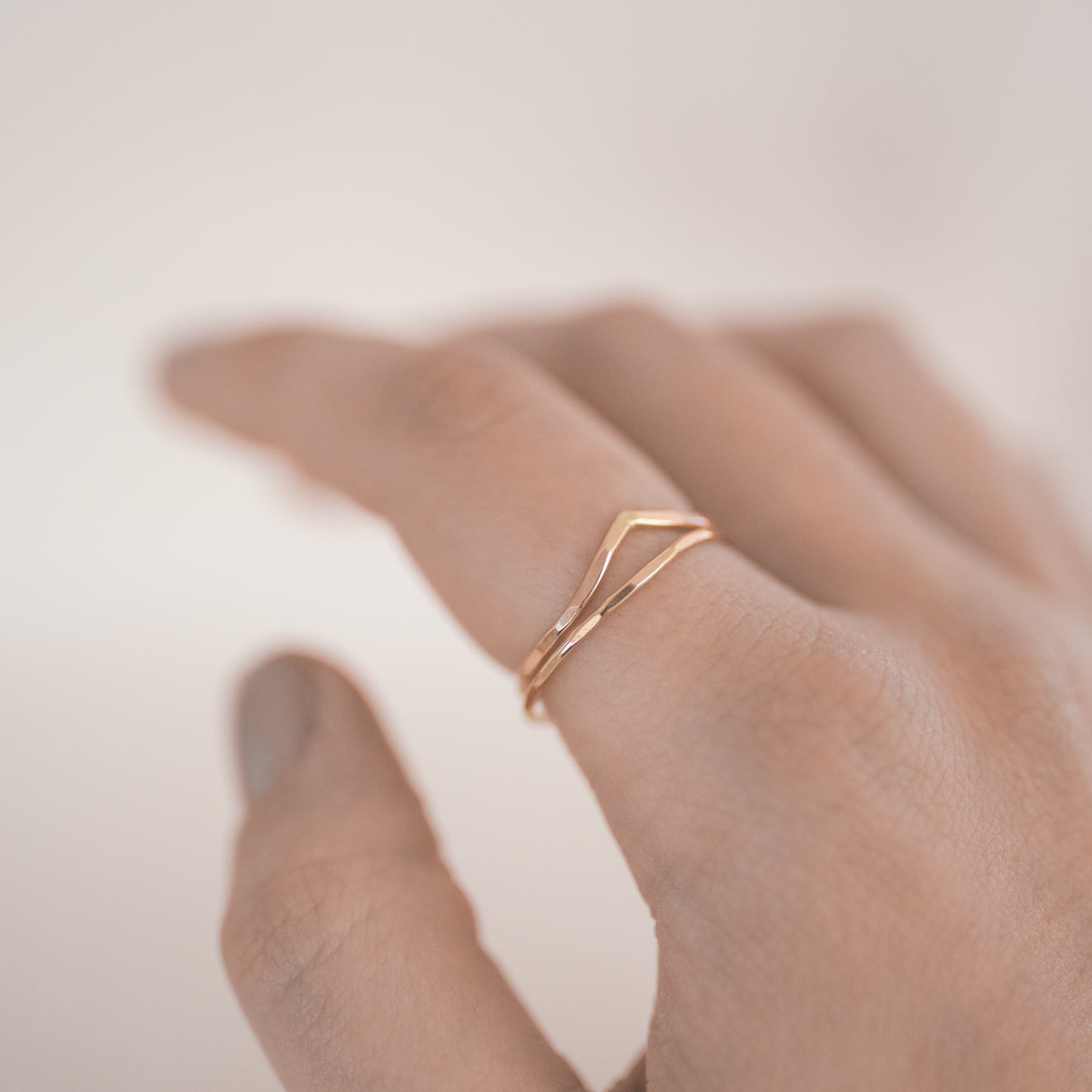 
                  
                    Ultra Thin Hammered Ring
                  
                
