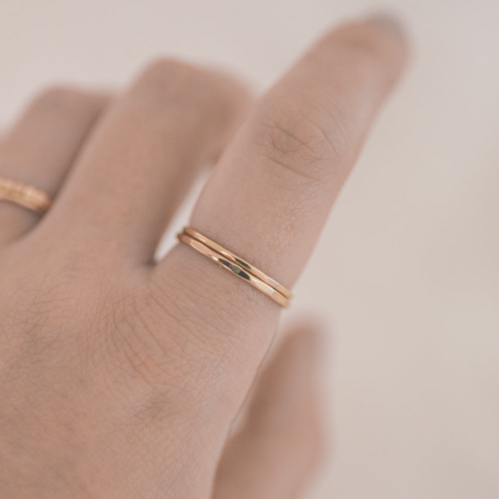 
                  
                    Ultra Thin Hammered Ring
                  
                