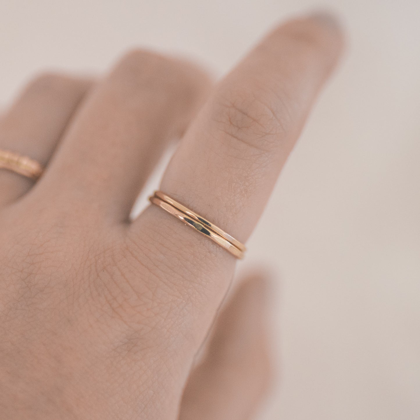 
                  
                    Ultra Thin Hammered Ring
                  
                