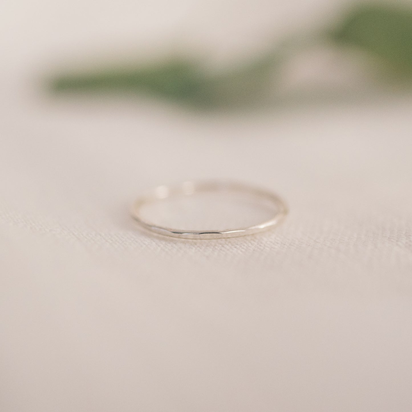 
                  
                    Thin Hammered Ring
                  
                