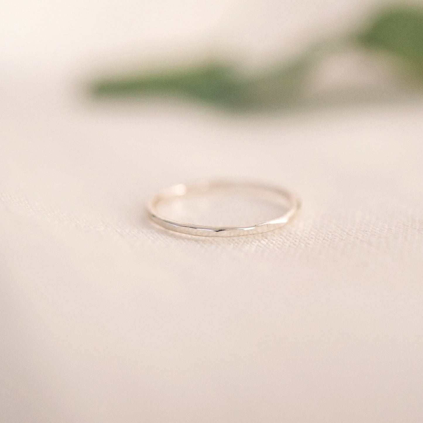 
                  
                    Thin Hammered Ring
                  
                