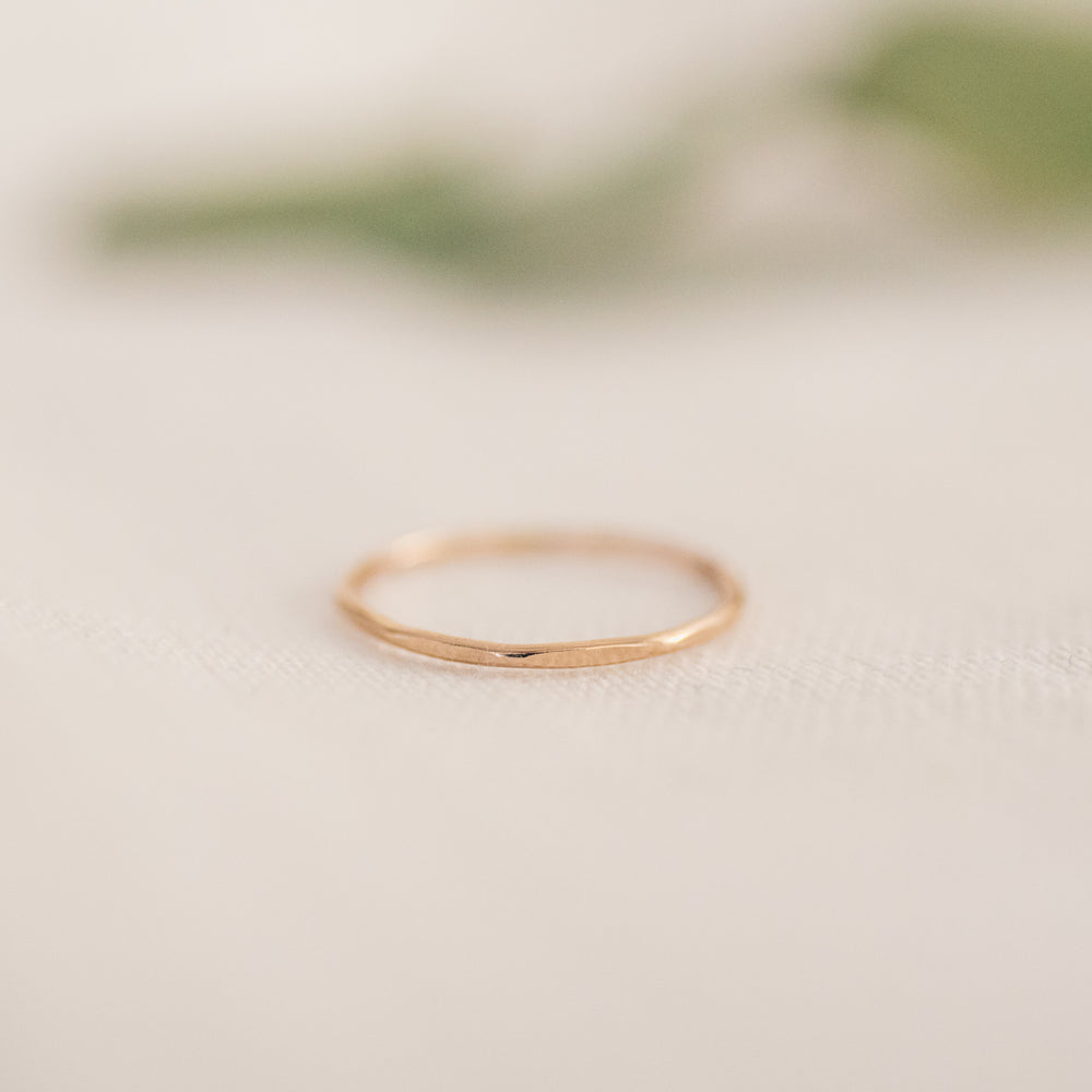 
                  
                    Ultra Thin Hammered Ring
                  
                