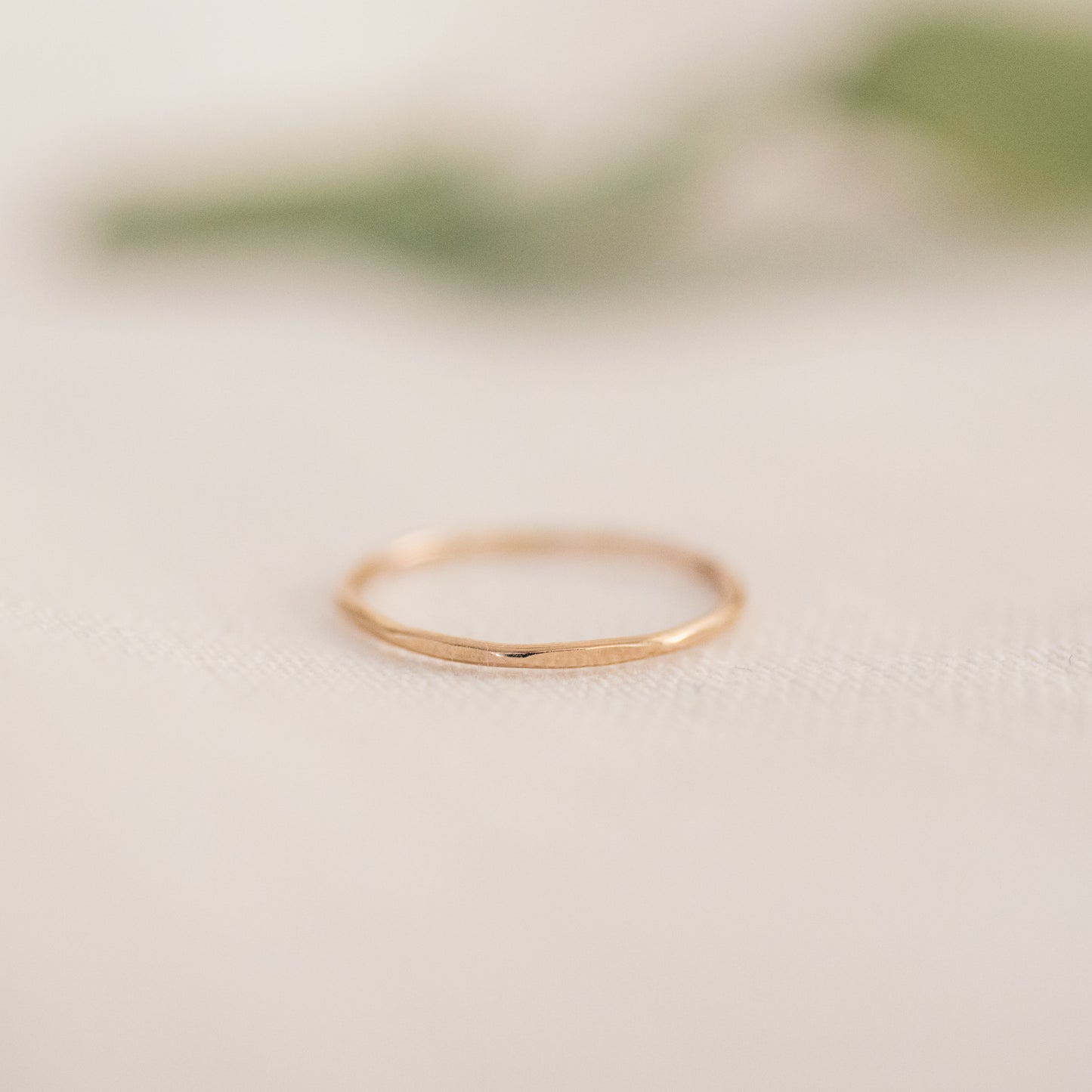 
                  
                    Thin Hammered Ring
                  
                