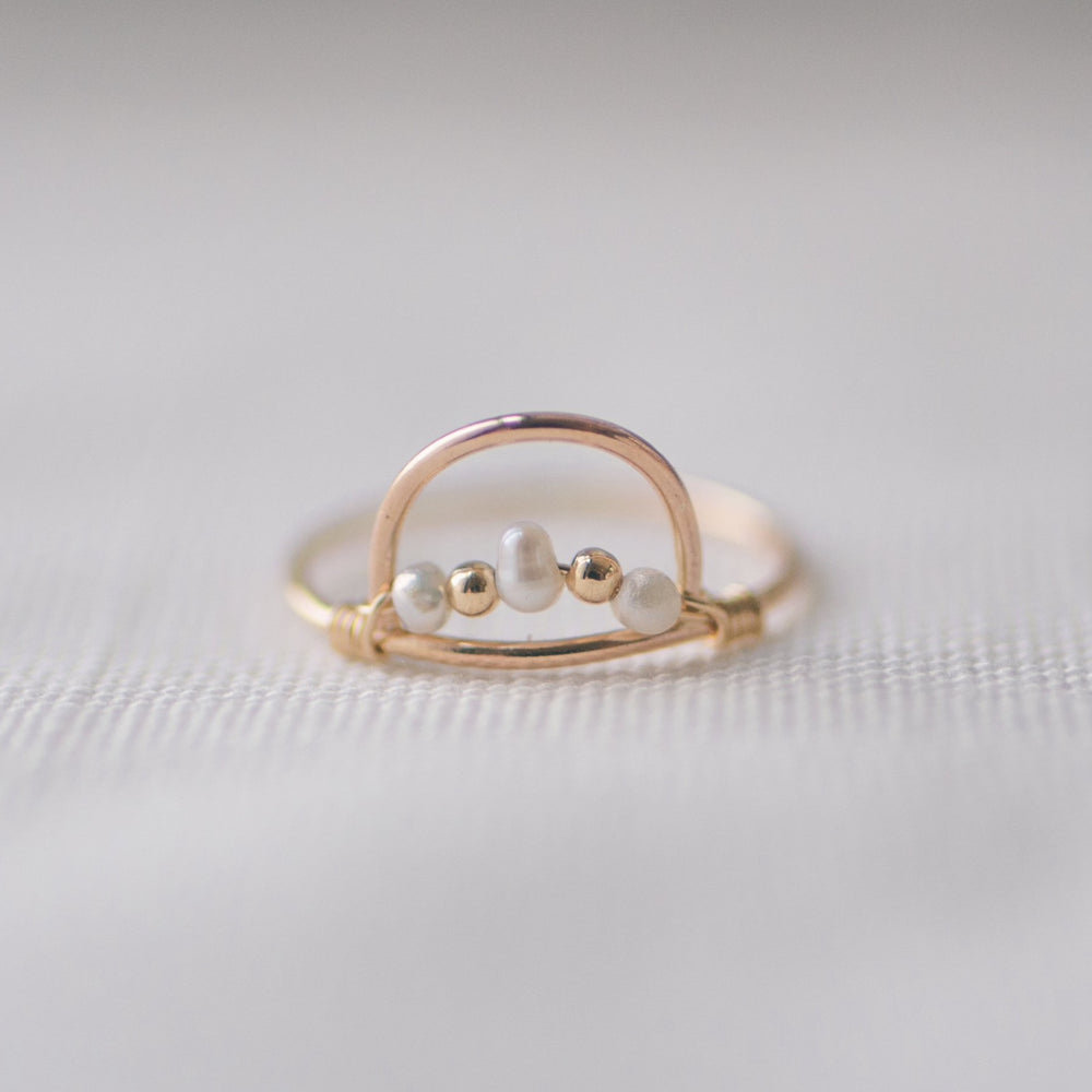 Pearl Arch Ring