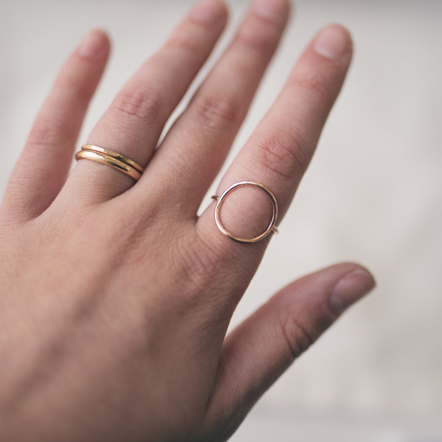 
                  
                    Open Circle Ring
                  
                