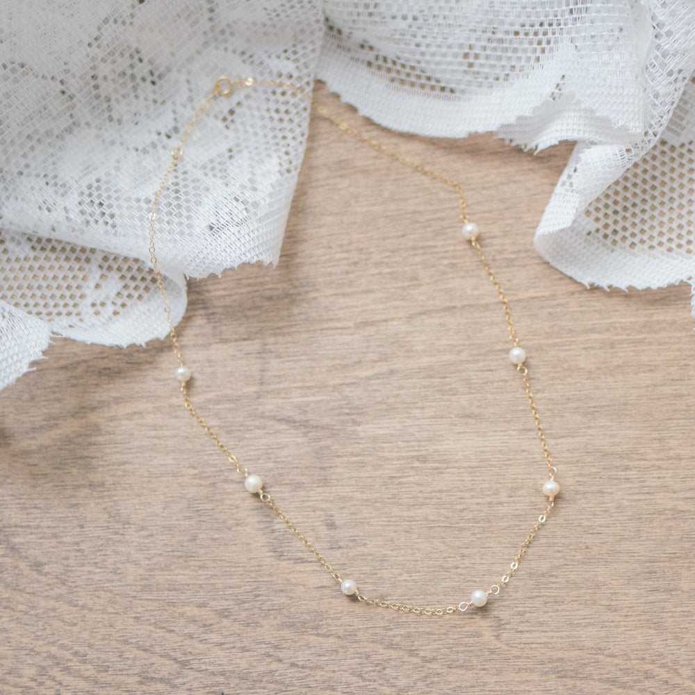 
                  
                    Pearl Satellite Necklace
                  
                