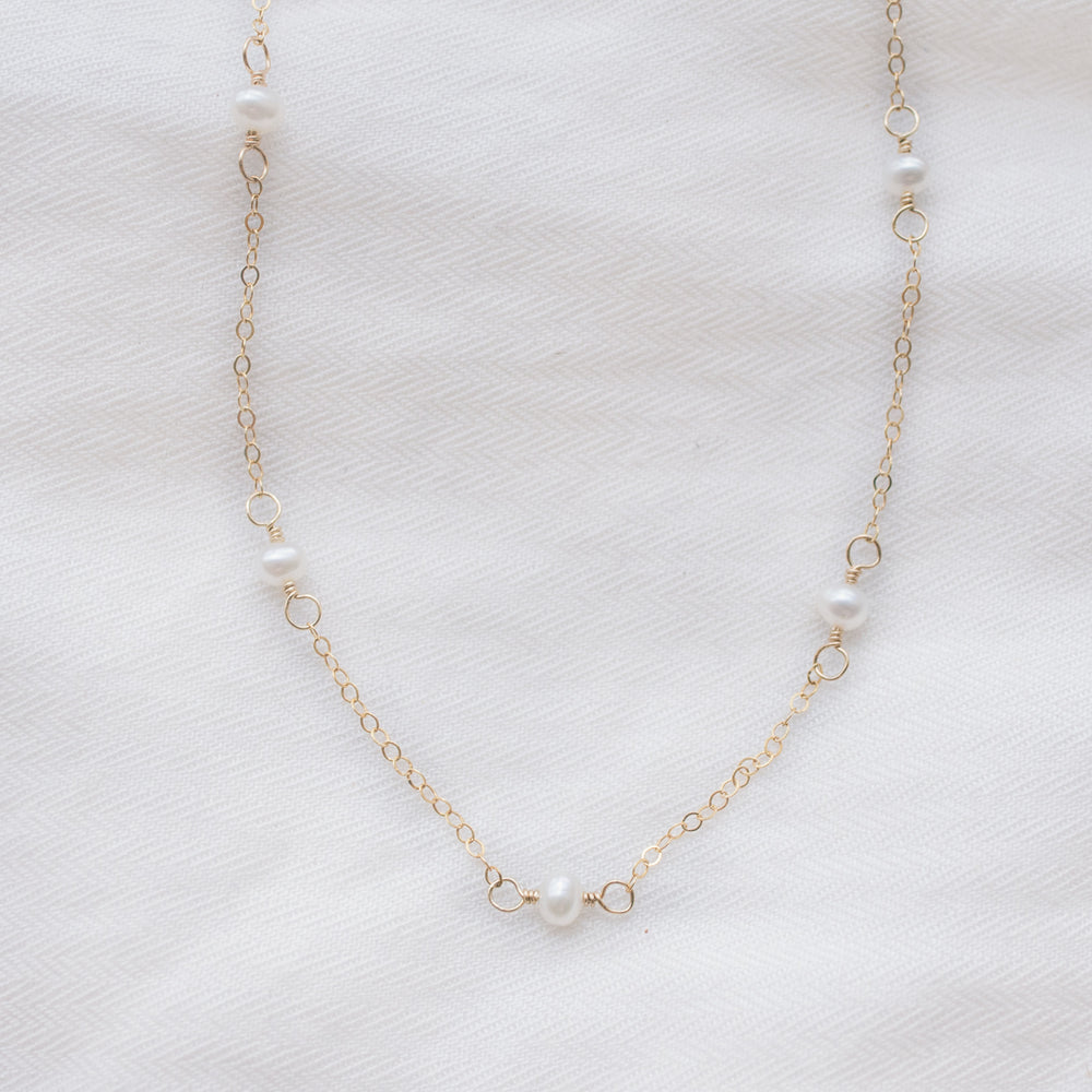 Pearl Satellite Necklace