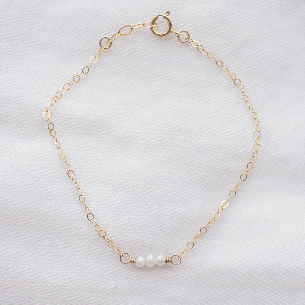 Pearl Bar Bracelet