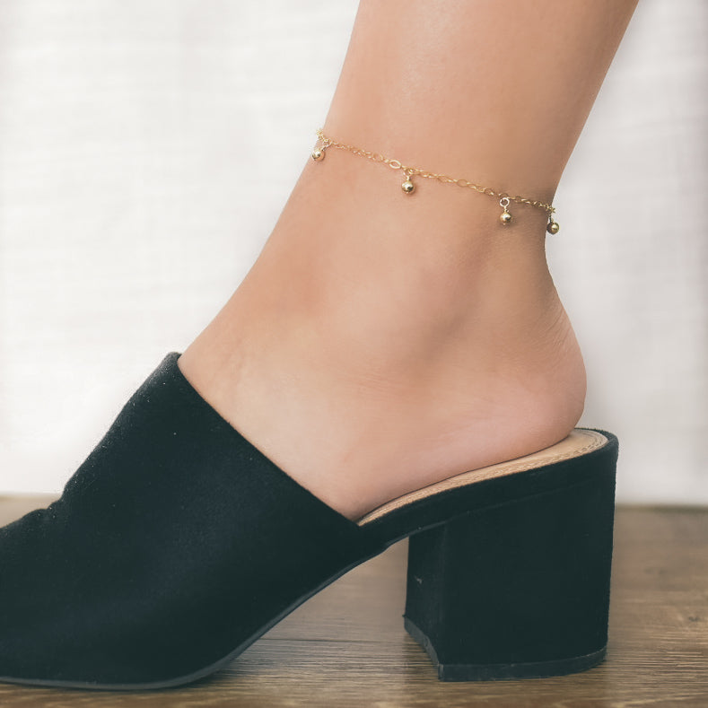 Beaded Droplet Anklet