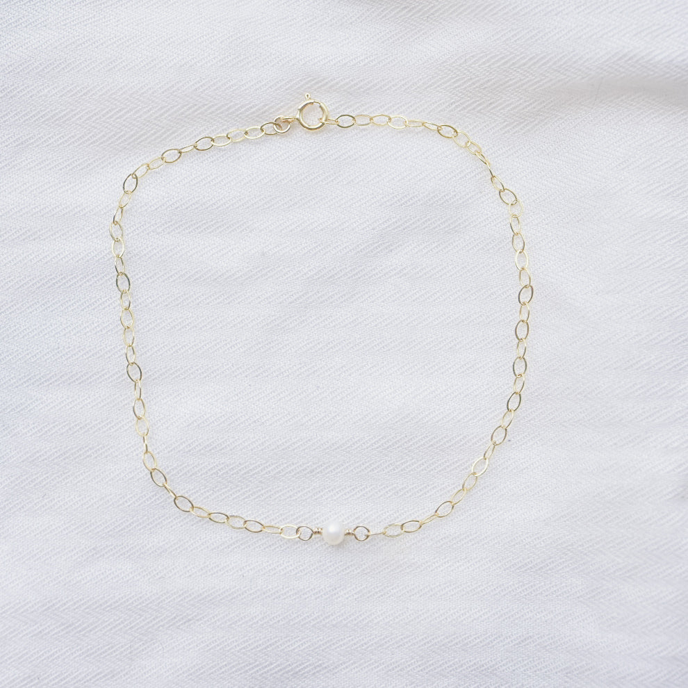 Petite Pearl Anklet