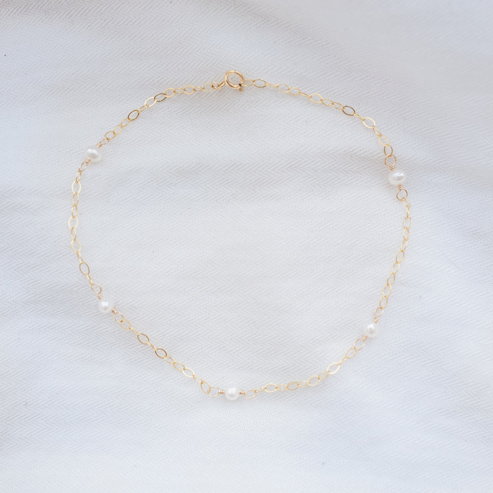 
                  
                    Pearl Satellite Anklet
                  
                