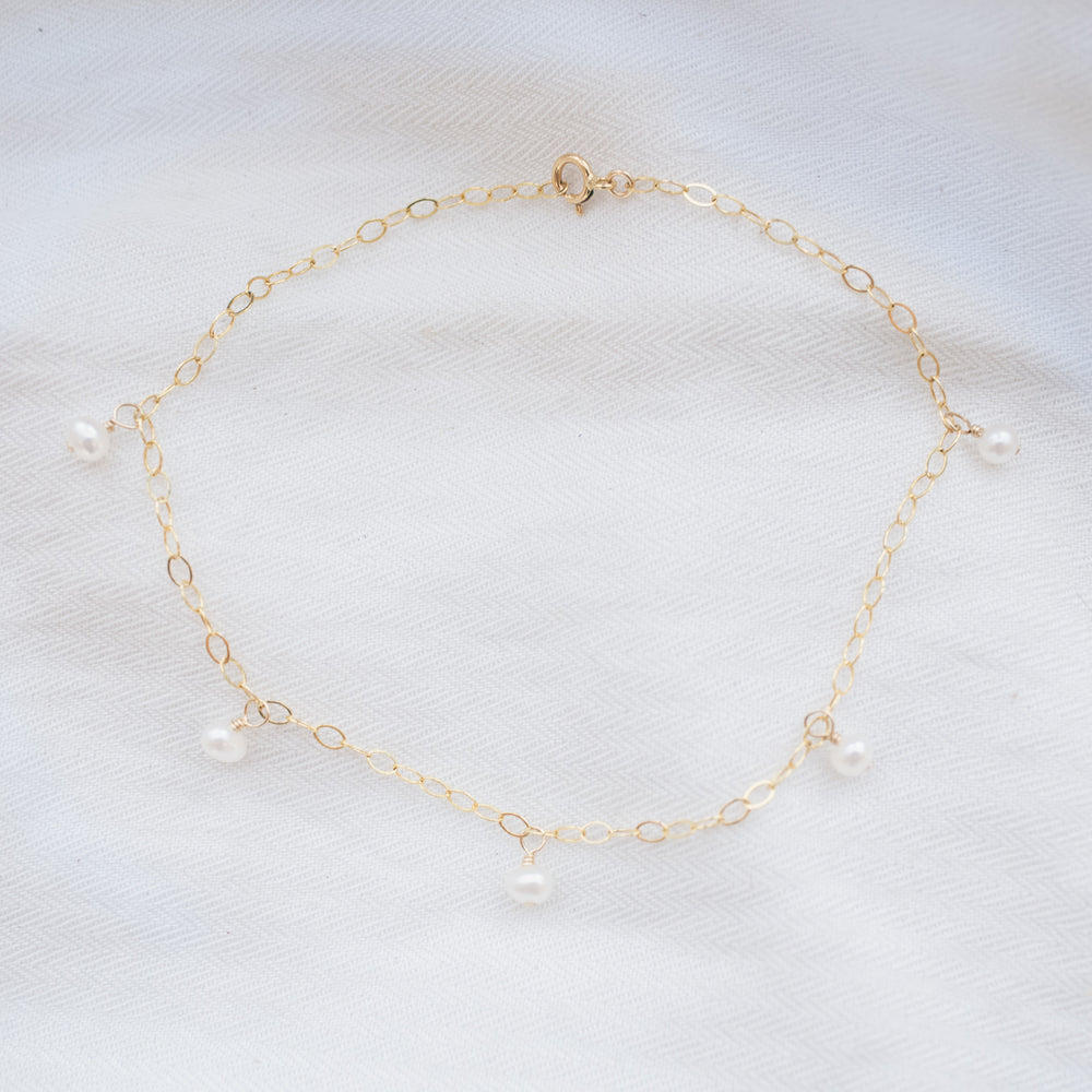 
                  
                    Pearl Droplet Anklet
                  
                