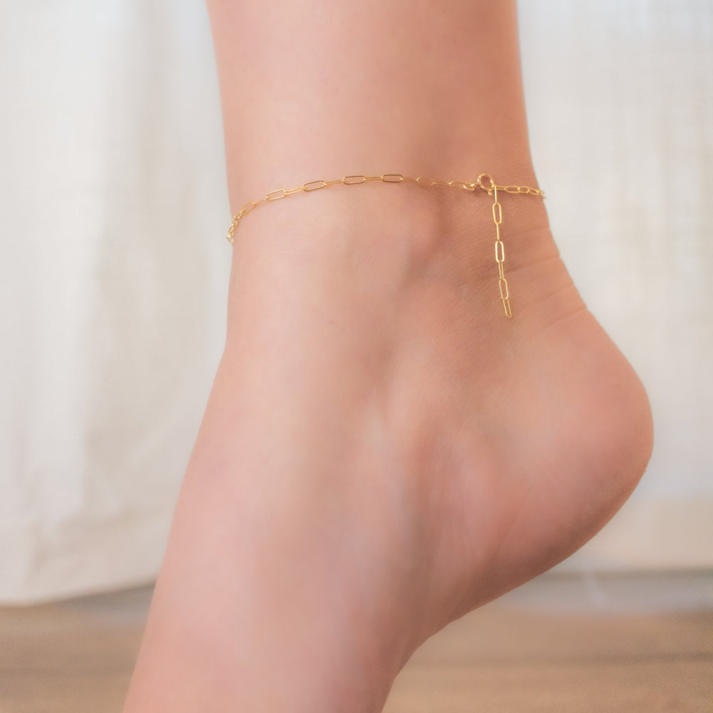 
                  
                    Drawn Cable Anklet
                  
                