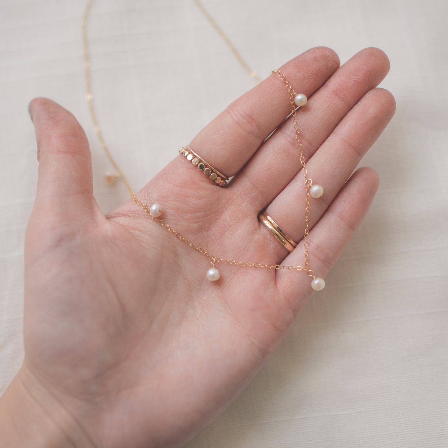 
                  
                    Pearl Droplet Necklace
                  
                