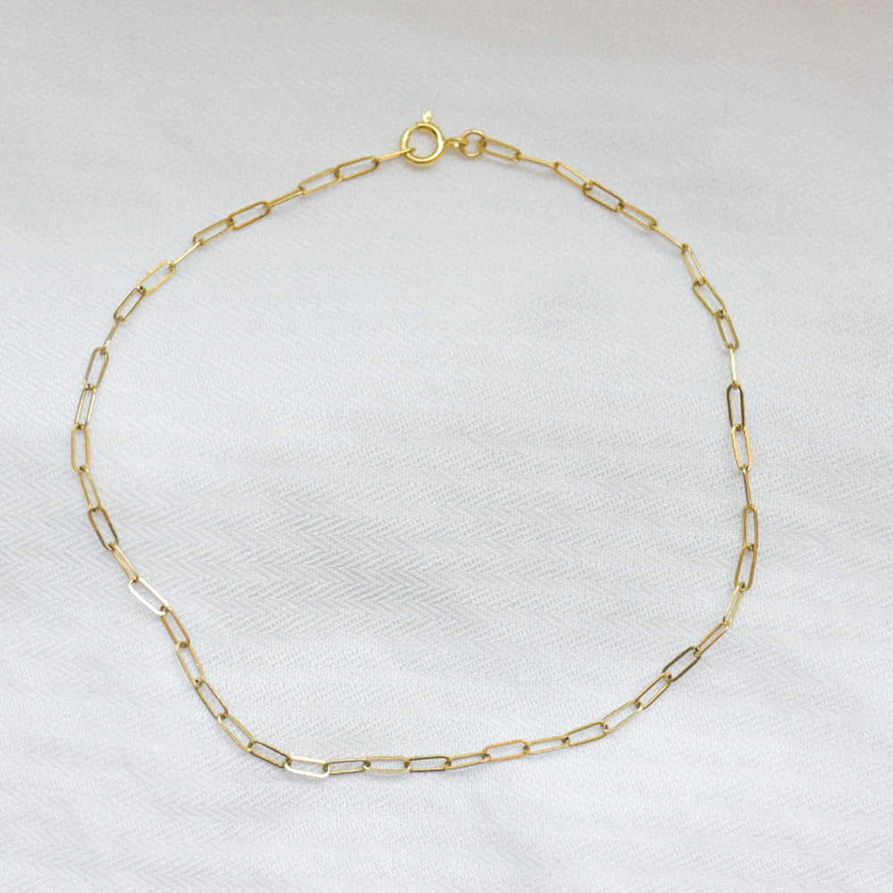 Drawn Cable Anklet