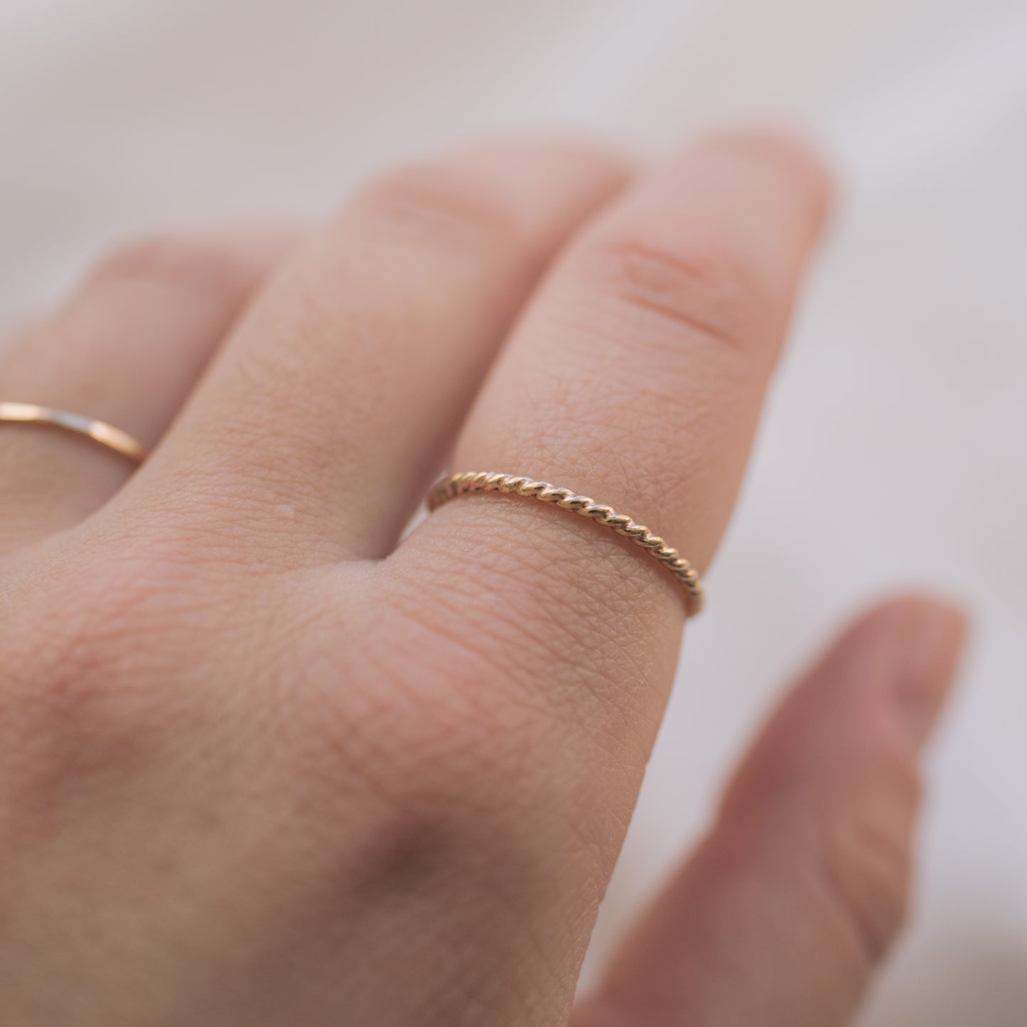 
                  
                    Thin Braided Ring
                  
                