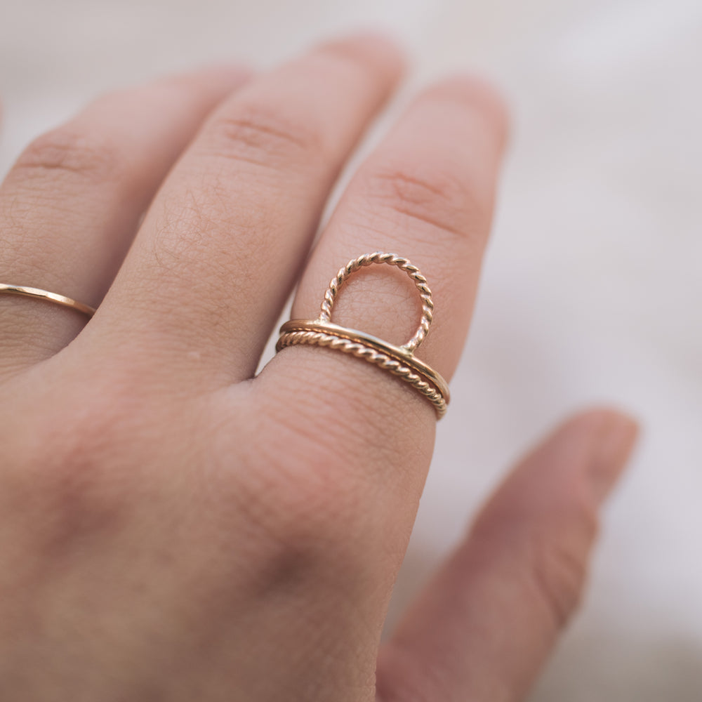 
                  
                    Thin Braided Ring
                  
                