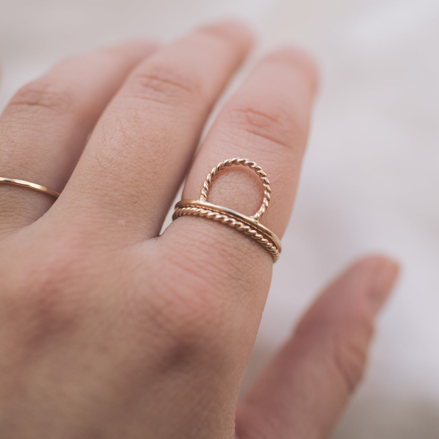 
                  
                    Thin Braided Ring
                  
                