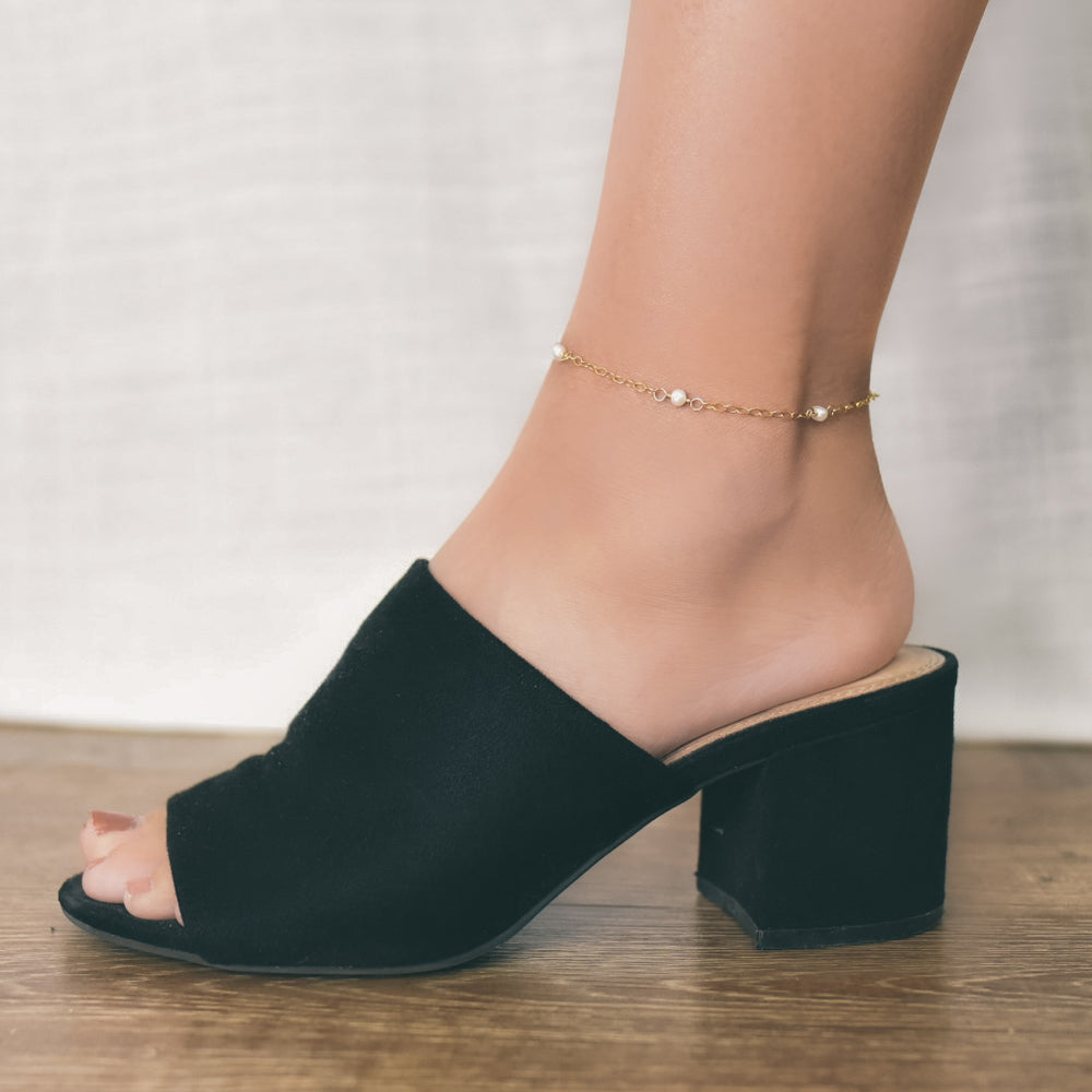 Pearl Satellite Anklet