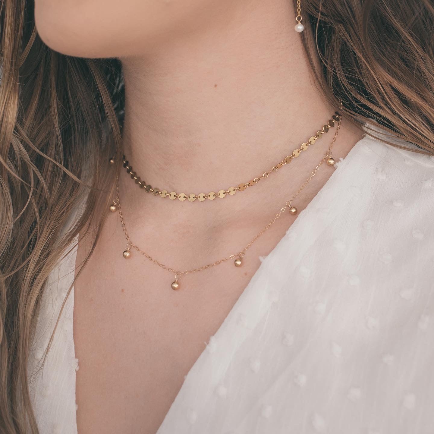 
                  
                    Beaded Droplet Necklace
                  
                