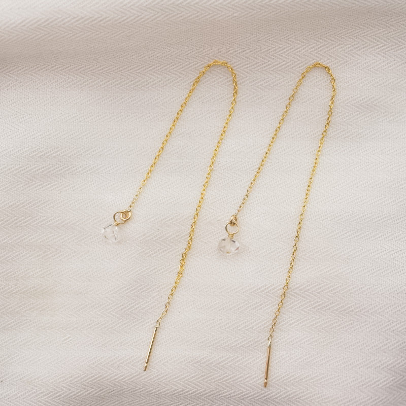 
                  
                    Herkimer Threader Earrings
                  
                